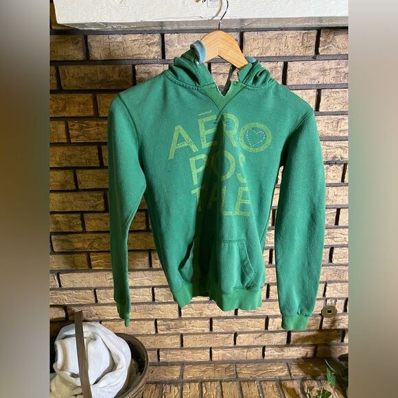 Green Aeropostale hoodie - Picture 1 of 6